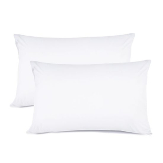 Lot de 2 housses de coussin 100 % microfibre brossée Queen Size