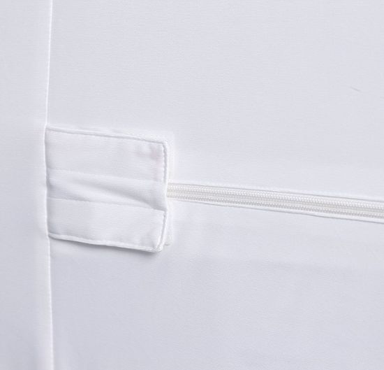 Protège-matelas imperméable en polyester lisse